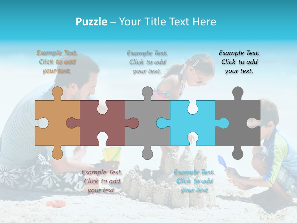 Coast Beach Swimwear PowerPoint Template