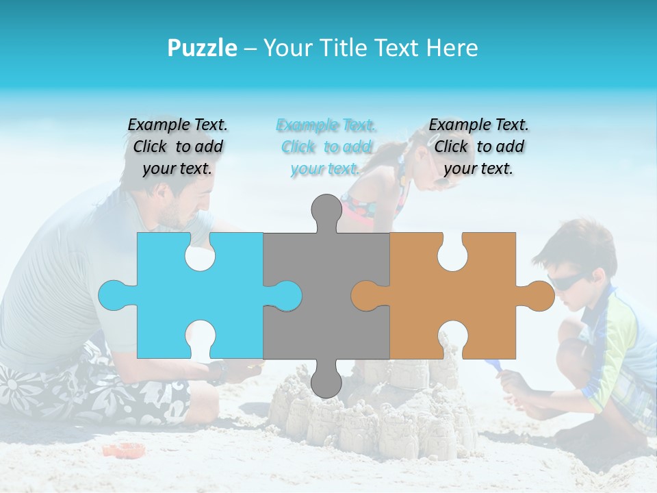 Coast Beach Swimwear PowerPoint Template