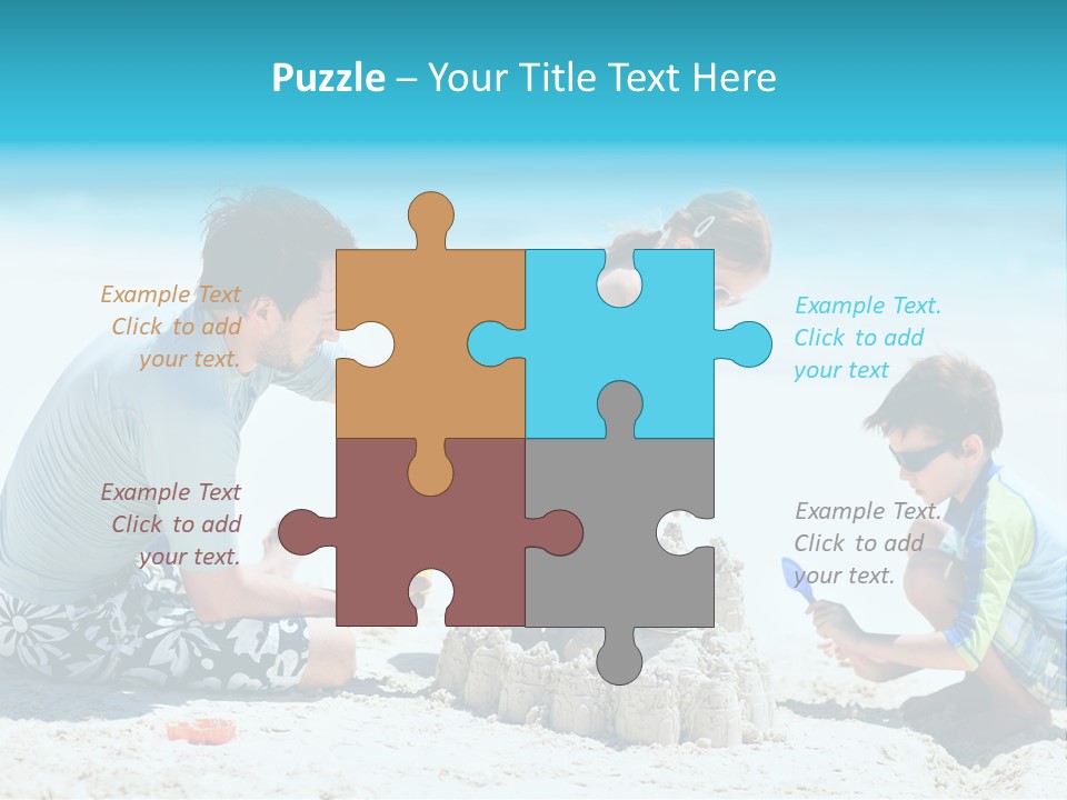 Coast Beach Swimwear PowerPoint Template