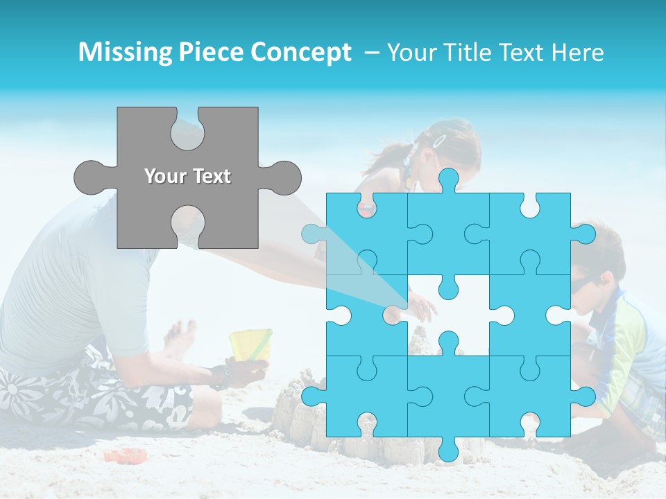 Coast Beach Swimwear PowerPoint Template