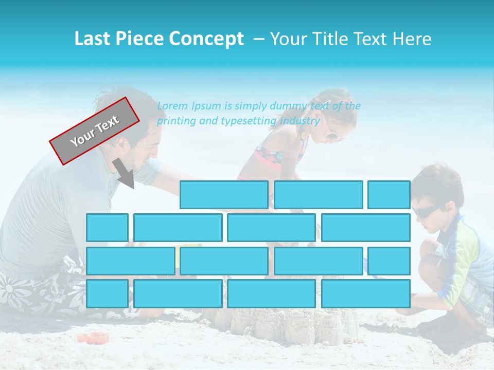 Coast Beach Swimwear PowerPoint Template