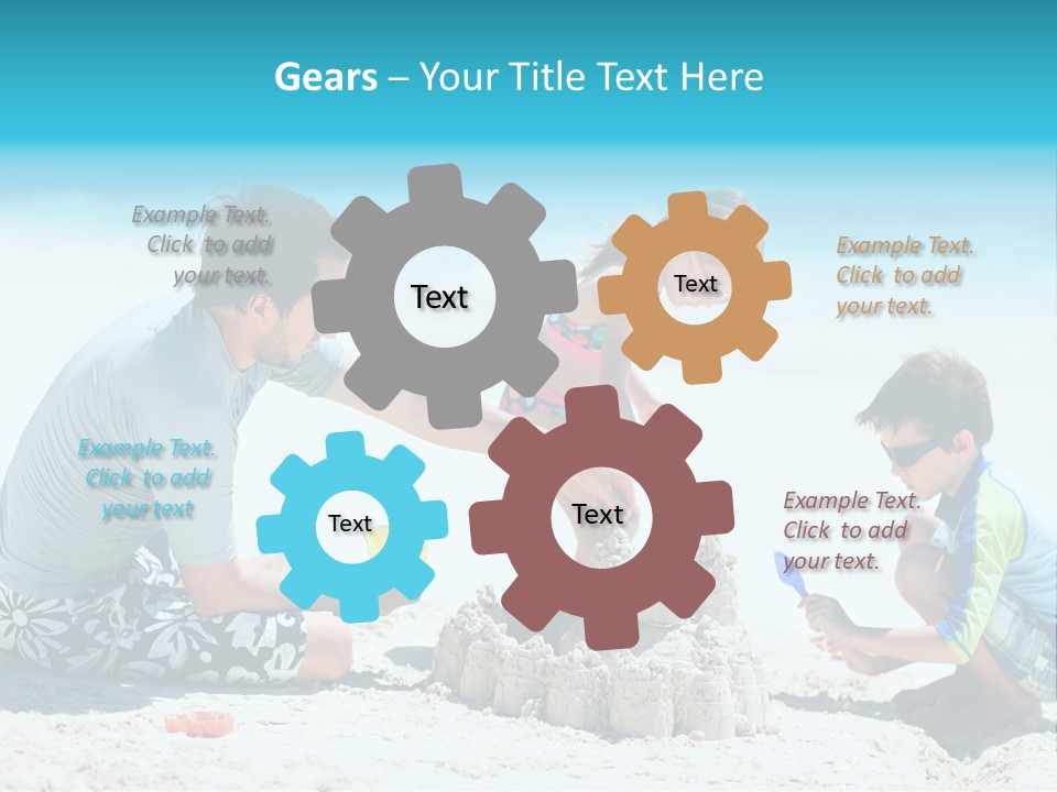 Coast Beach Swimwear PowerPoint Template