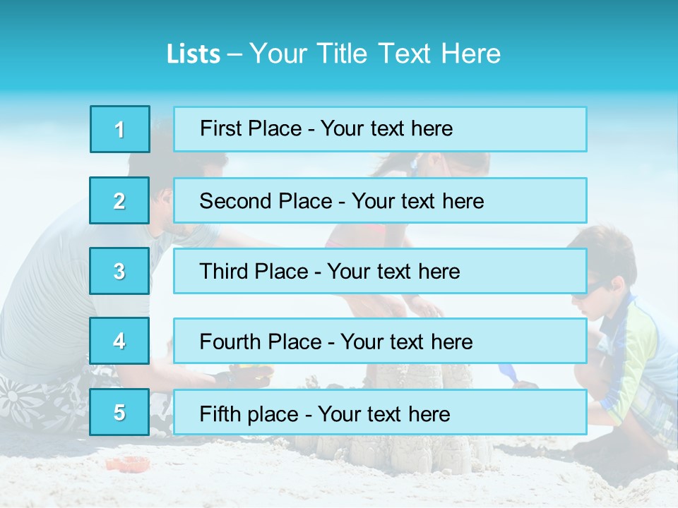 Coast Beach Swimwear PowerPoint Template