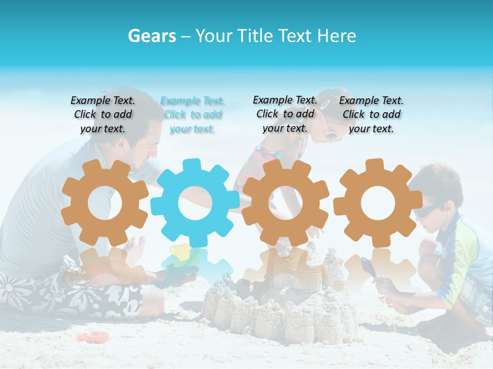 Coast Beach Swimwear PowerPoint Template