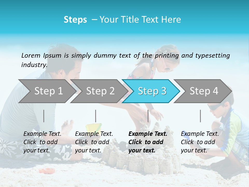 Coast Beach Swimwear PowerPoint Template