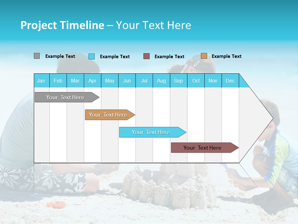 Coast Beach Swimwear PowerPoint Template