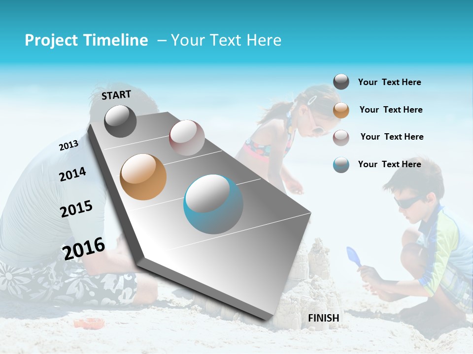 Coast Beach Swimwear PowerPoint Template