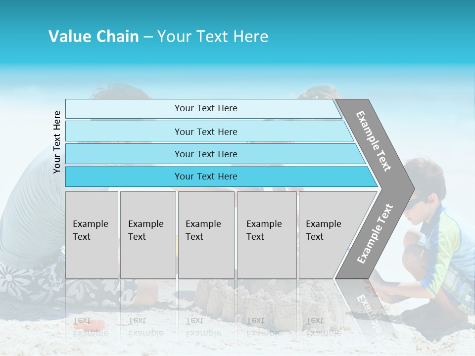 Coast Beach Swimwear PowerPoint Template