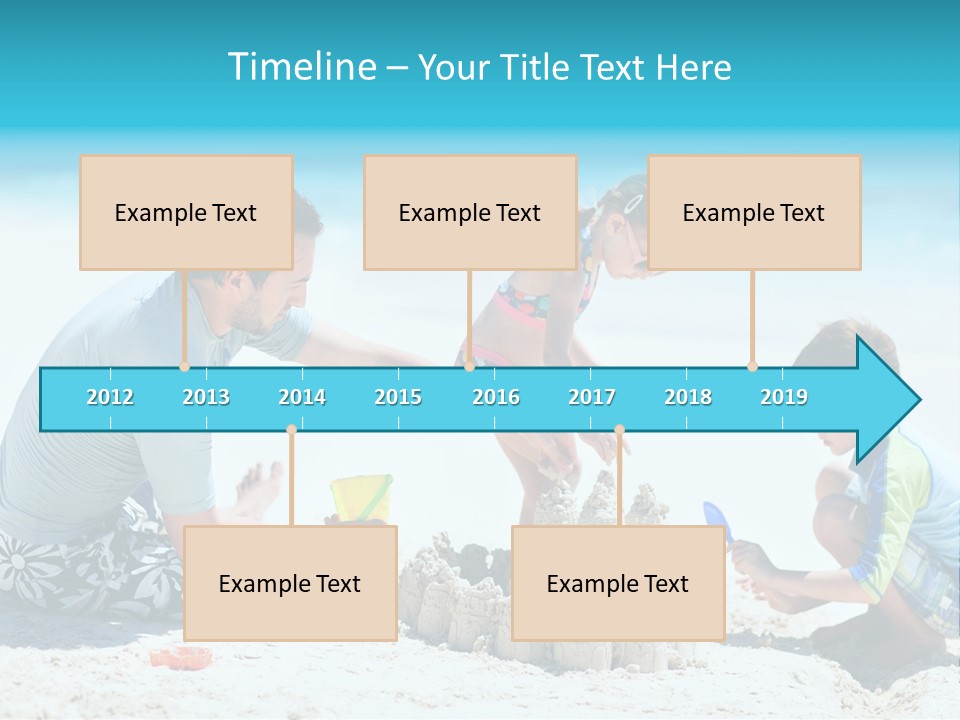 Coast Beach Swimwear PowerPoint Template