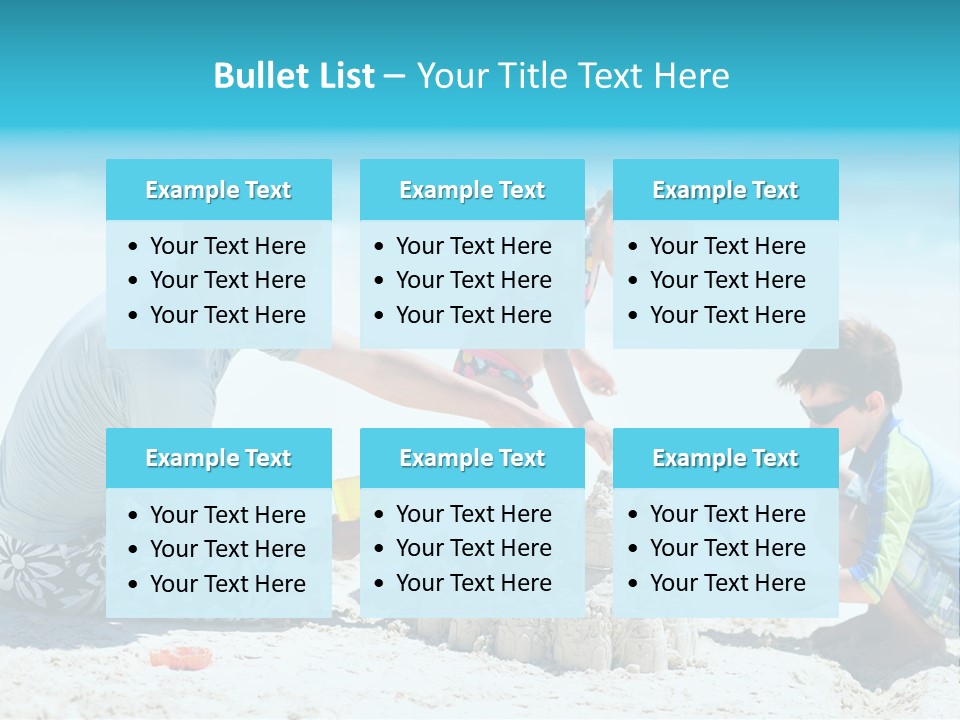 Coast Beach Swimwear PowerPoint Template