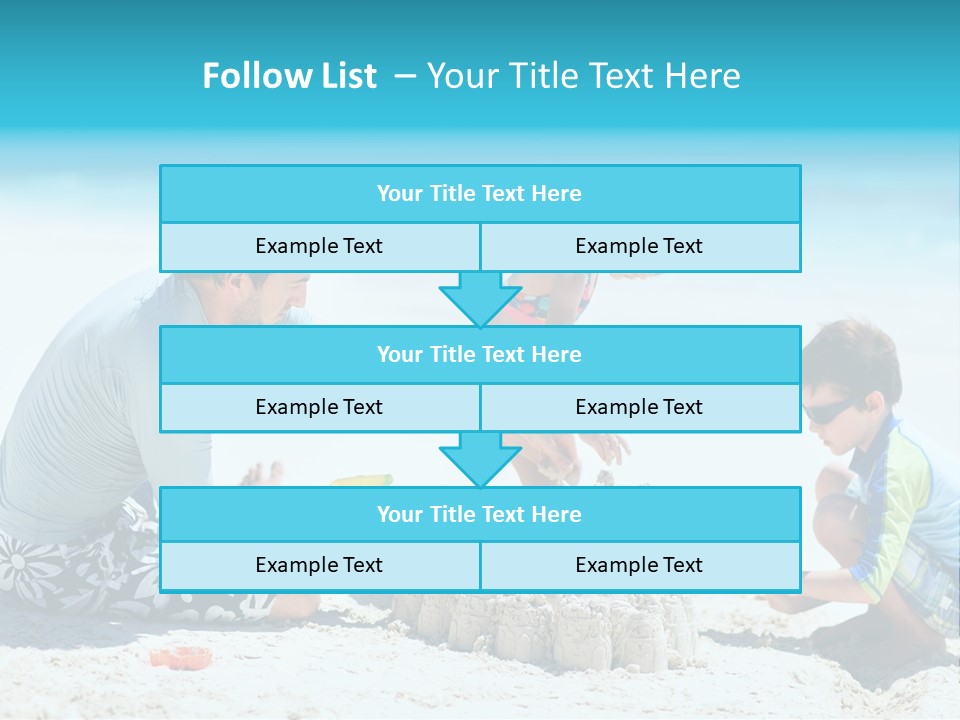 Coast Beach Swimwear PowerPoint Template