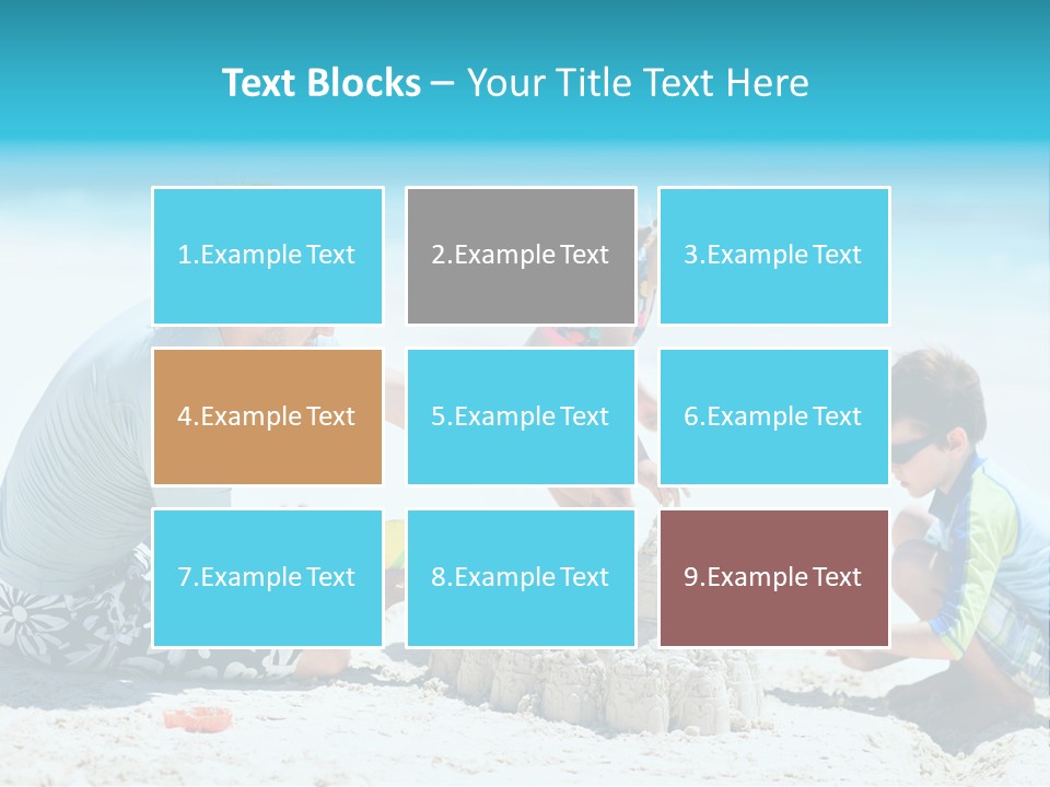 Coast Beach Swimwear PowerPoint Template