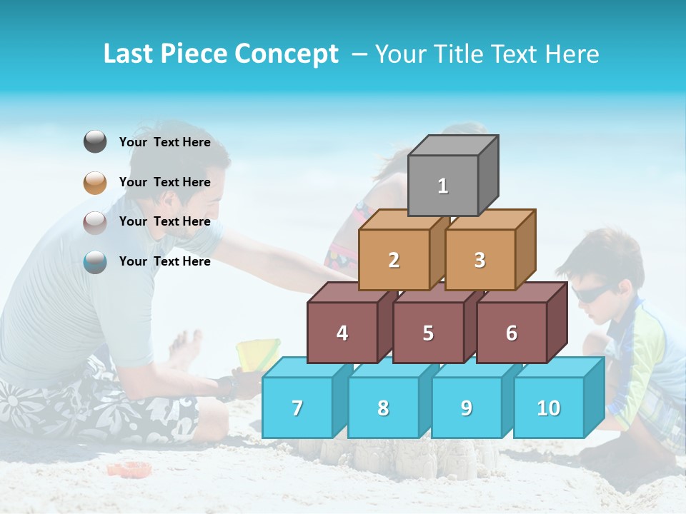 Coast Beach Swimwear PowerPoint Template