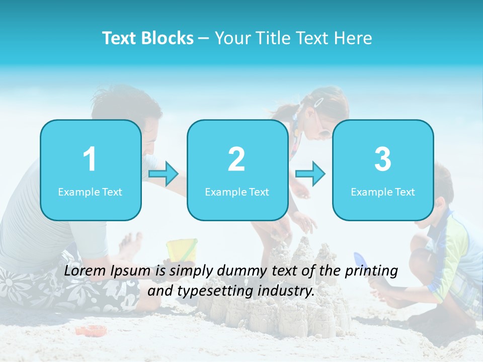 Coast Beach Swimwear PowerPoint Template