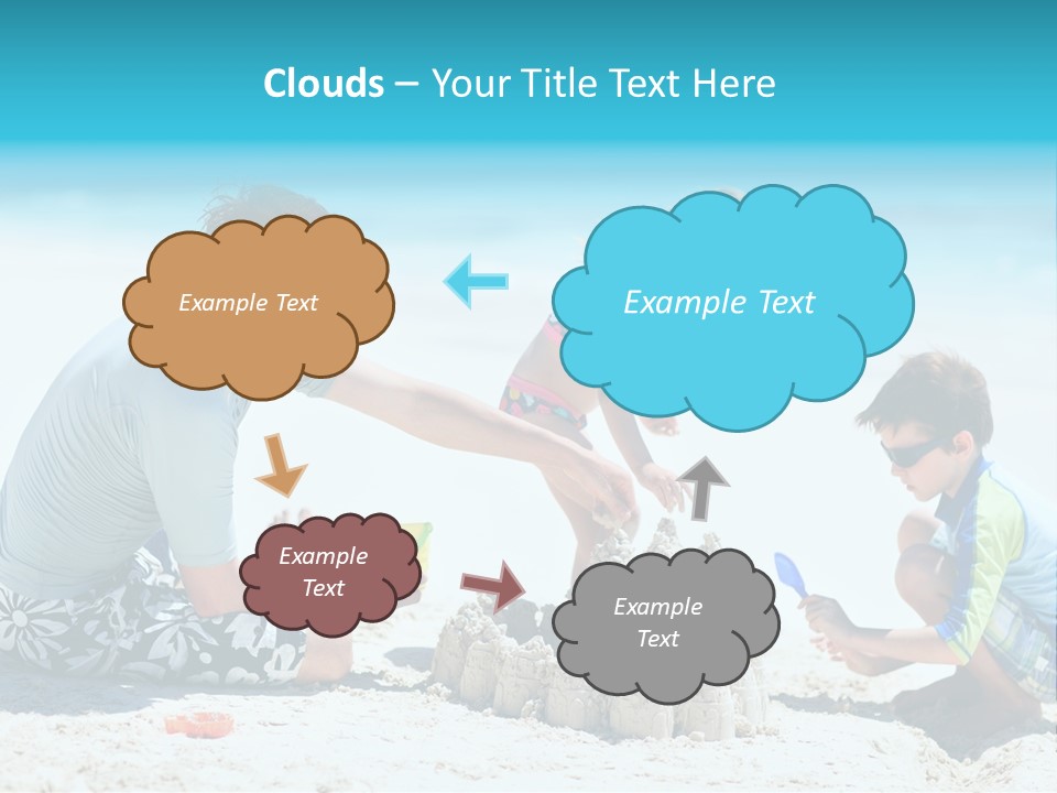 Coast Beach Swimwear PowerPoint Template