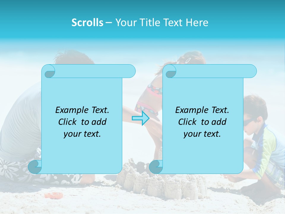 Coast Beach Swimwear PowerPoint Template
