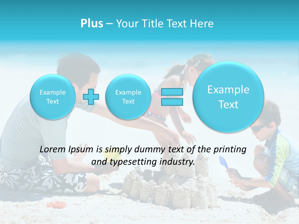 Coast Beach Swimwear PowerPoint Template