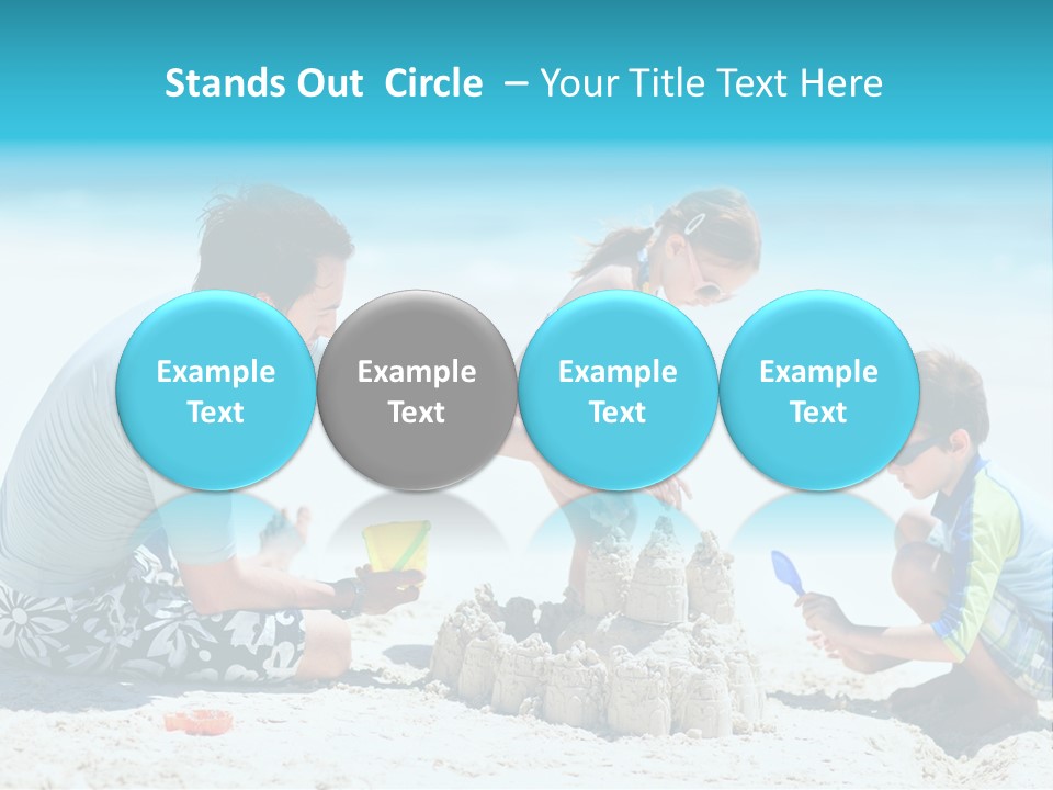 Coast Beach Swimwear PowerPoint Template