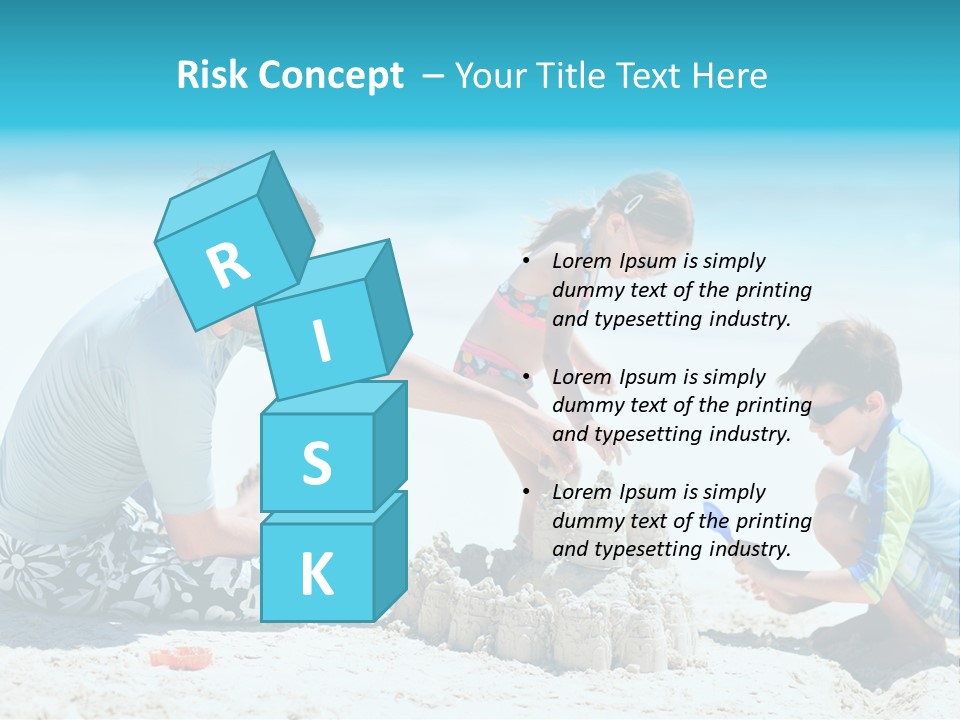 Coast Beach Swimwear PowerPoint Template