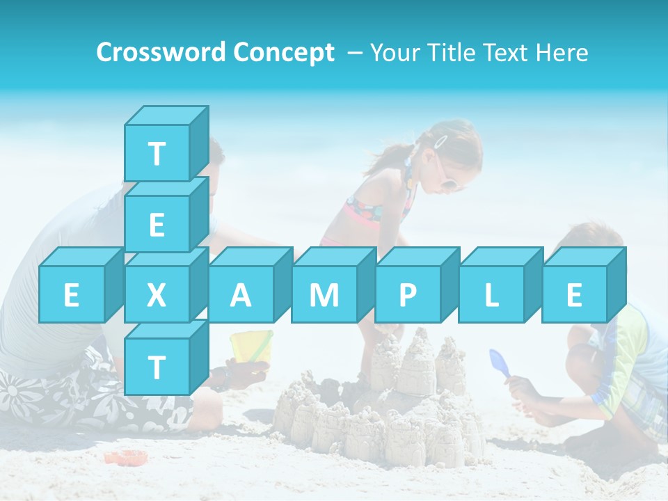 Coast Beach Swimwear PowerPoint Template