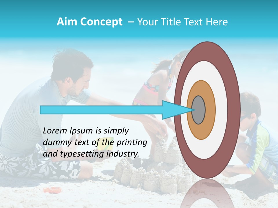 Coast Beach Swimwear PowerPoint Template