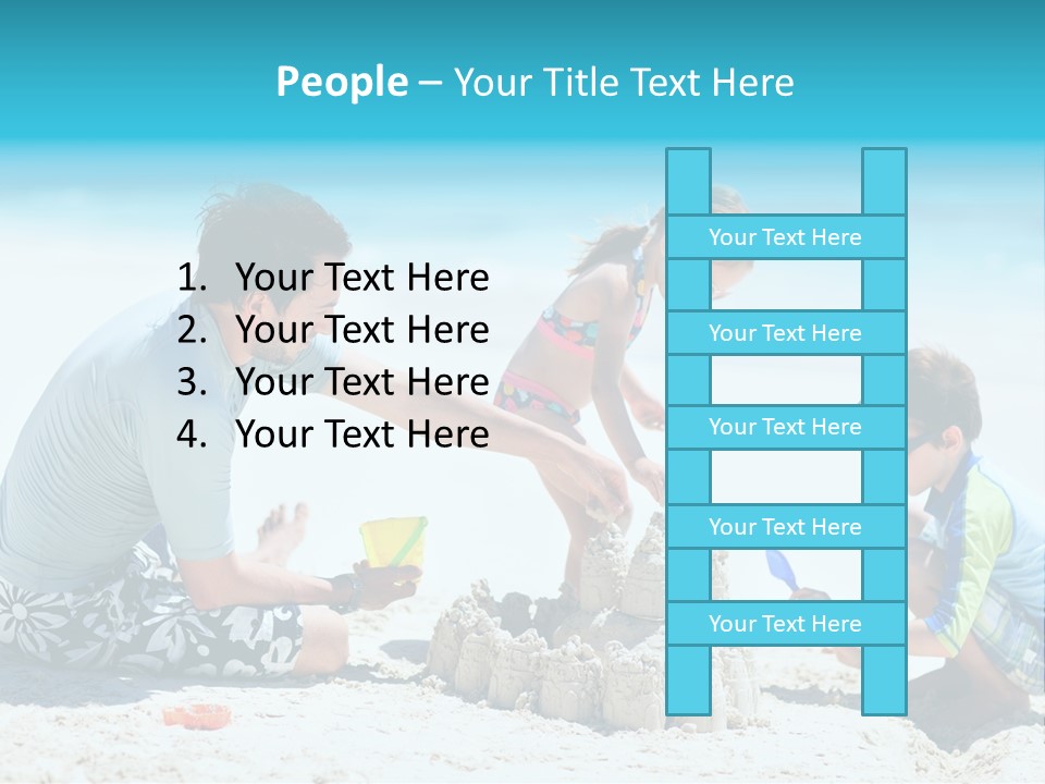 Coast Beach Swimwear PowerPoint Template