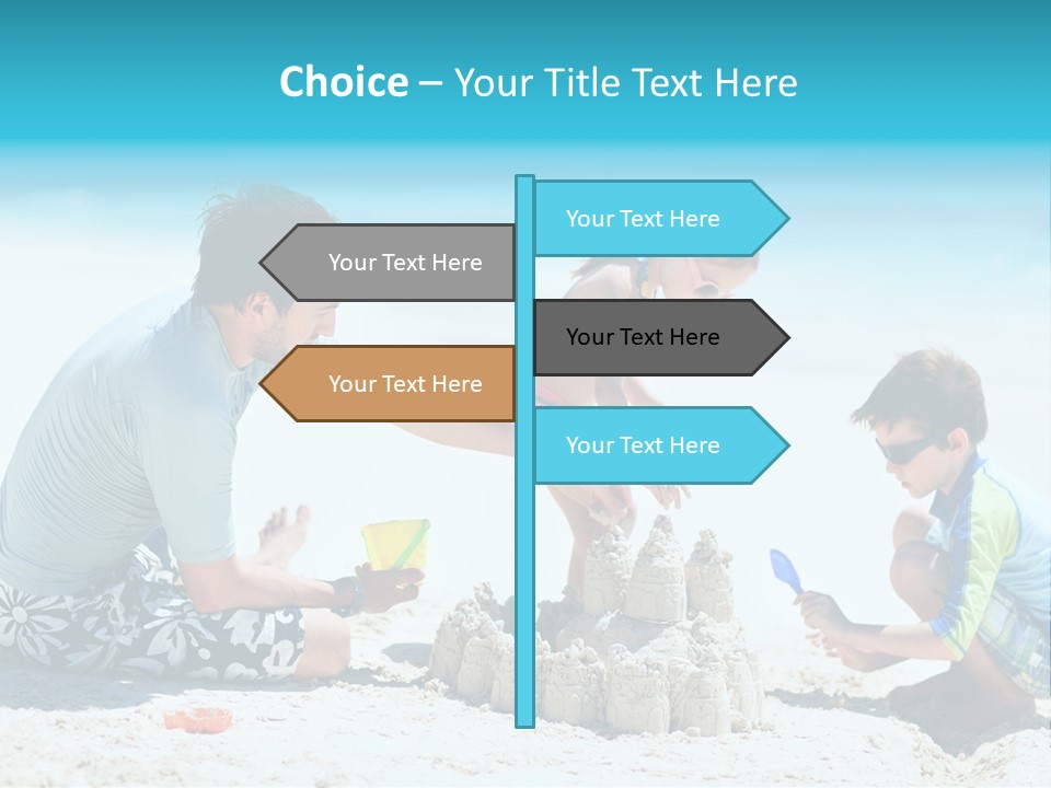 Coast Beach Swimwear PowerPoint Template