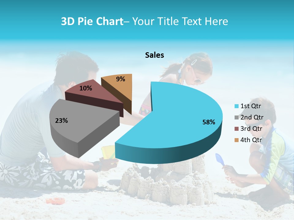 Coast Beach Swimwear PowerPoint Template