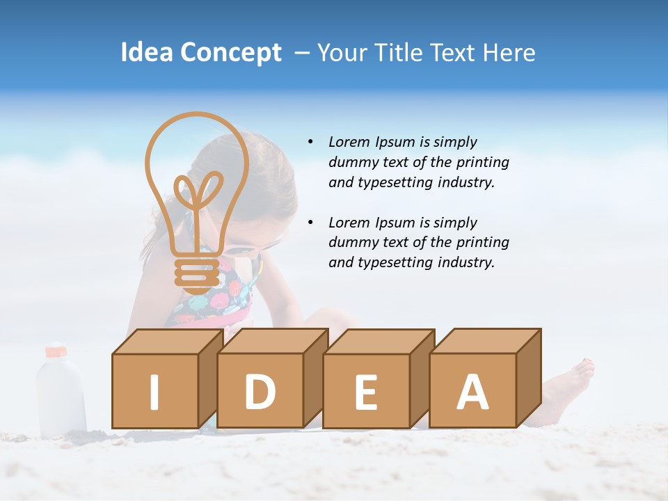 Suntan Skin Beautiful PowerPoint Template