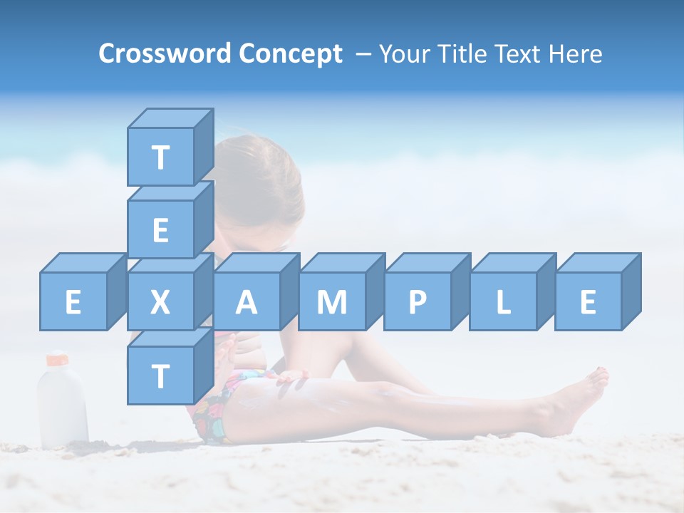 Suntan Skin Beautiful PowerPoint Template