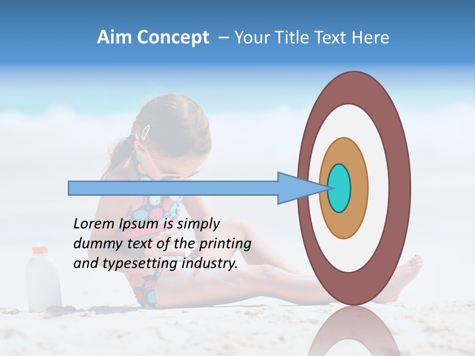 Suntan Skin Beautiful PowerPoint Template