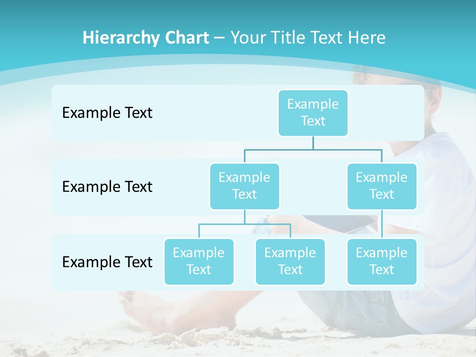 Boy Screen White PowerPoint Template