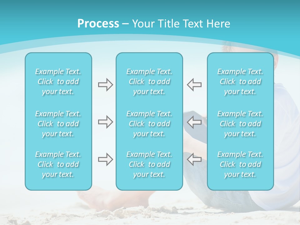 Boy Screen White PowerPoint Template