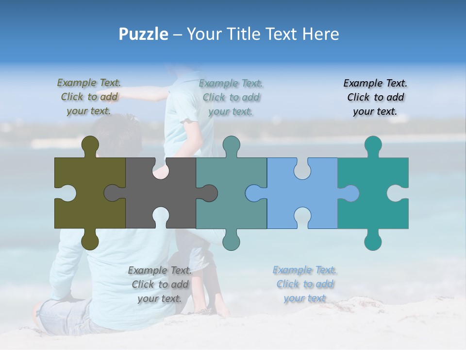 Adult Family Summertime PowerPoint Template