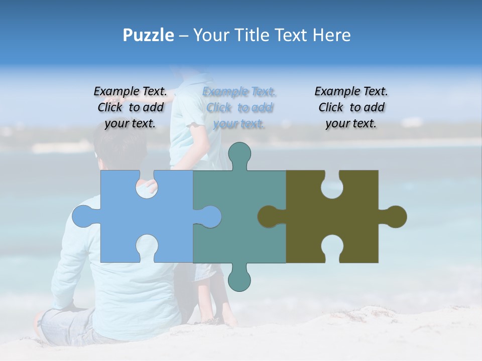 Adult Family Summertime PowerPoint Template