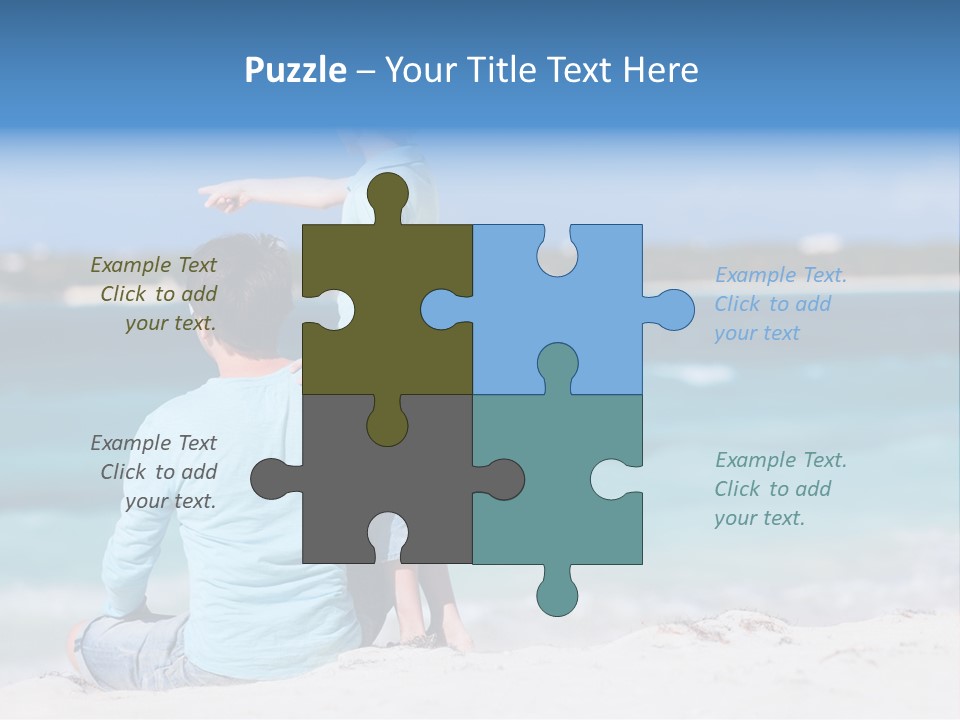 Adult Family Summertime PowerPoint Template