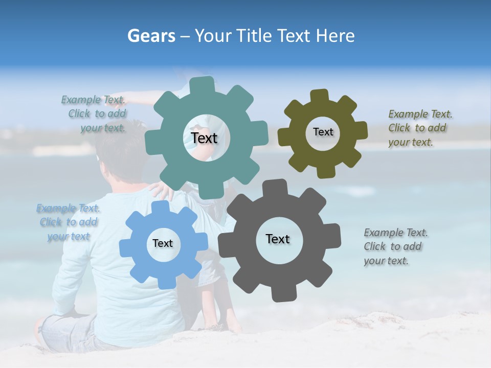 Adult Family Summertime PowerPoint Template