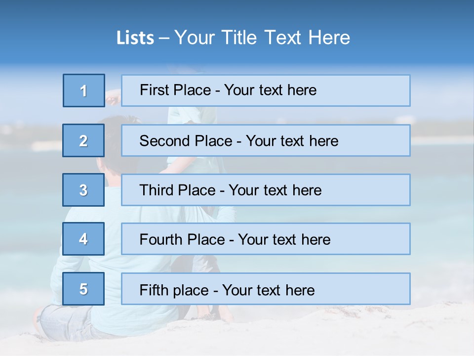 Adult Family Summertime PowerPoint Template