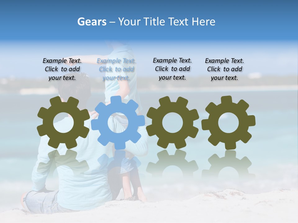 Adult Family Summertime PowerPoint Template