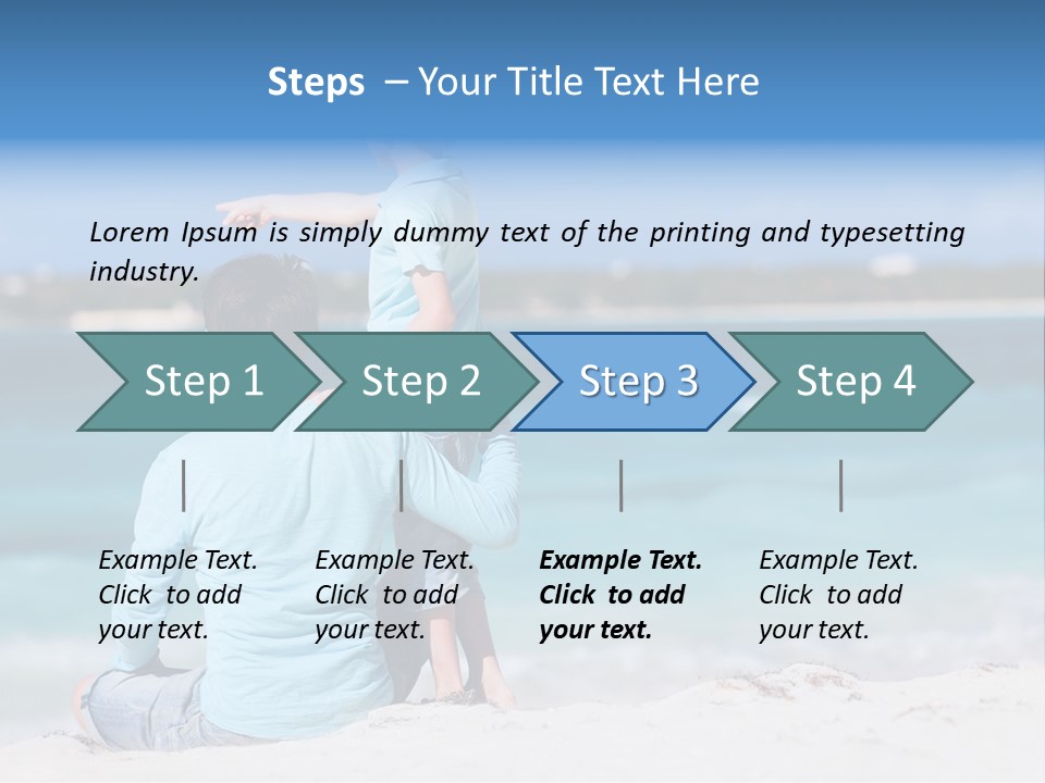 Adult Family Summertime PowerPoint Template
