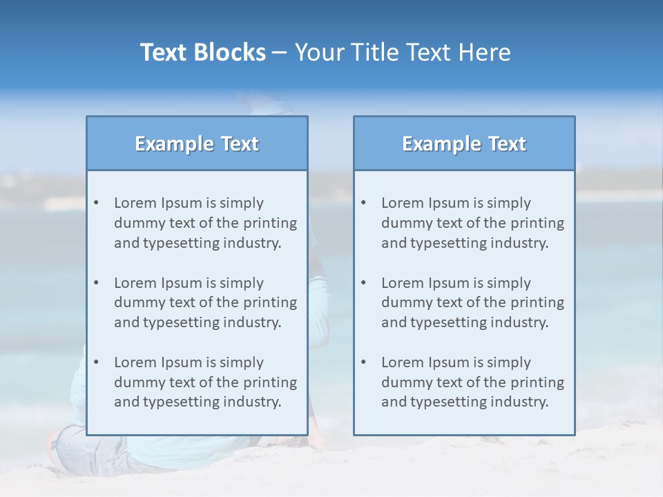 Adult Family Summertime PowerPoint Template