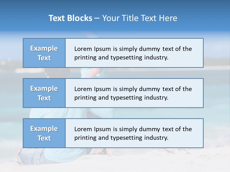 Adult Family Summertime PowerPoint Template