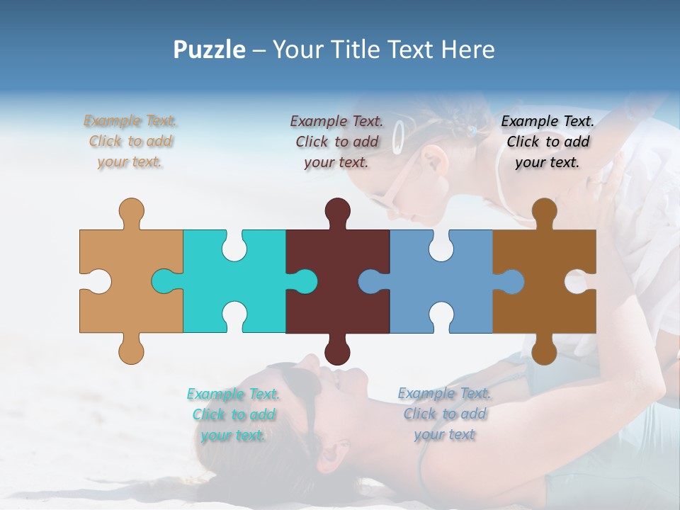 Mommy People Girl PowerPoint Template