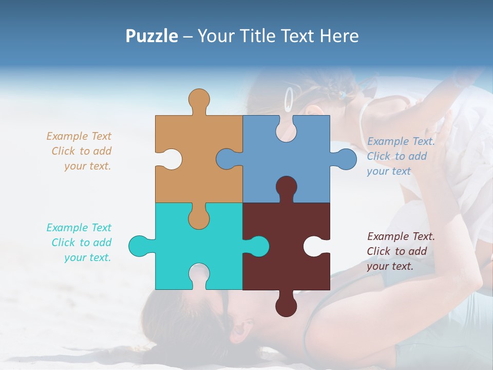 Mommy People Girl PowerPoint Template