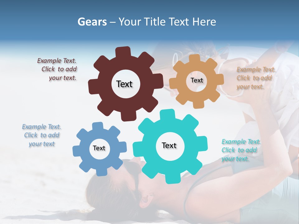 Mommy People Girl PowerPoint Template