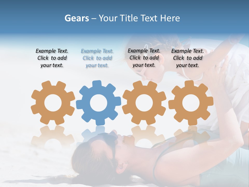 Mommy People Girl PowerPoint Template