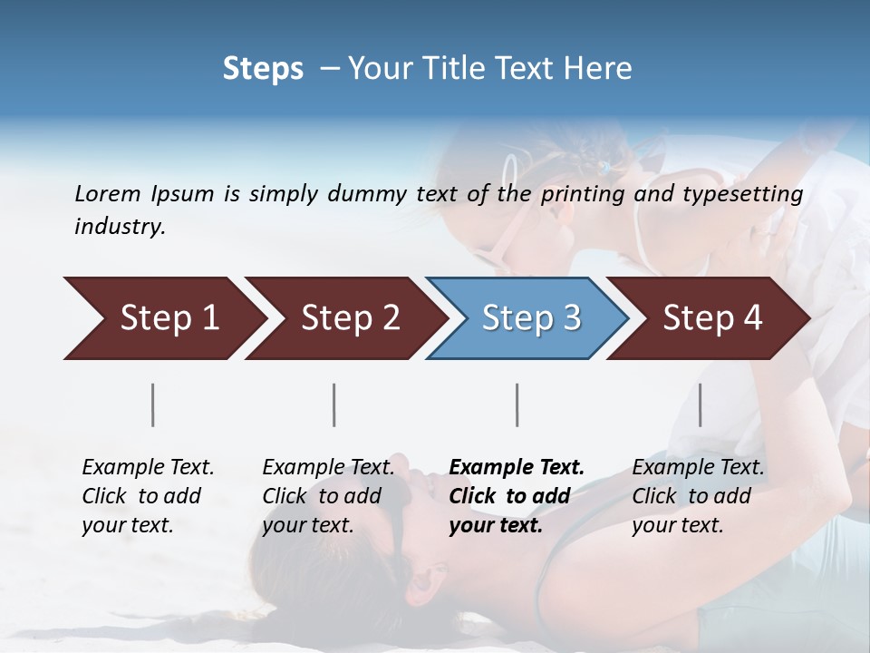 Mommy People Girl PowerPoint Template