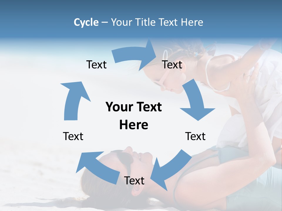 Mommy People Girl PowerPoint Template