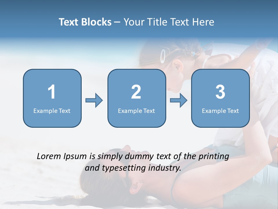 Mommy People Girl PowerPoint Template