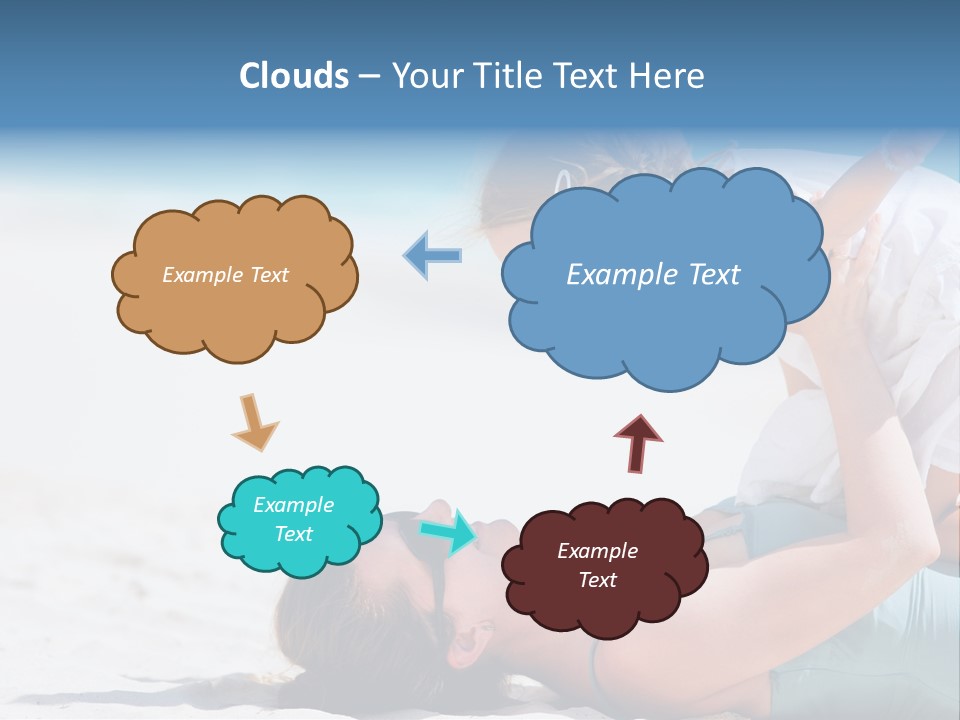 Mommy People Girl PowerPoint Template